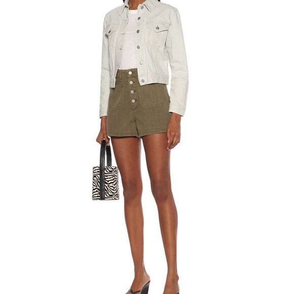 NWT Rag & Bone Olive High Waist Shorts - Picture 3 of 6